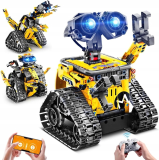 BLOKY ROBOTOV NA DIAĽKOVÉ OVLÁDANIE RC DINOSAUR 3v1 520 ks NA PROGRAMOVANIE